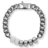 Merge Candy Charm Bracelet - Silver/White