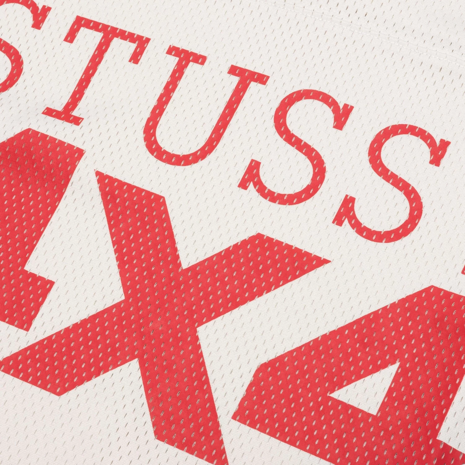 Stussy 4x4 Mesh Football Jersey - Bone 4 Stussy 4x4 Mesh Football Jersey - Bone - Image 4