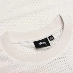 Stussy 4x4 Mesh Football Jersey - Bone 6 Stussy 4x4 Mesh Football Jersey - Bone -Fashion Clothing Store 4x4 Mesh Football Jersey Bone 1140329 BONE 06 15 23 Feature KN 6