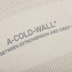 A-COLD-WALL* A-Cold Wall Dialogue Knit - Bone -Fashion Clothing Store A Cold Wall Dialogue Knit Bone ACWMK053 05 20 22 Feature 4