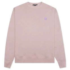 Acne Studios Crew Neck Sweatshirt - Violet/Pink/Melange