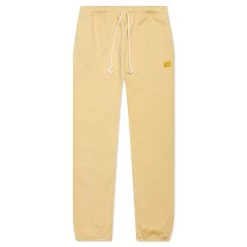 Acne Studios Fleece Sweatpants - Pale Yellow/Melange