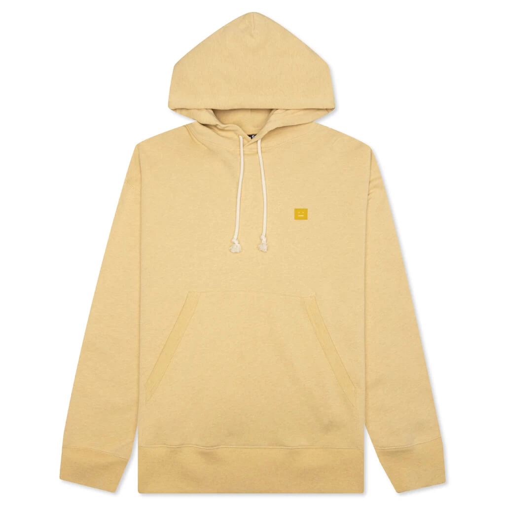 Acne Studios Hooded Sweatshirt - Pale Yellow/Melange 1 Acne Studios Hooded Sweatshirt - Pale Yellow/Melange
