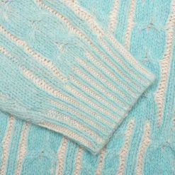 Acne Studios Knitted Crewneck - Turquoise Blue 5 Acne Studios Knitted Crewneck - Turquoise Blue -Fashion Clothing Store Acne Studios Knitted Crewneck Turquoise Blue FN MN KNIT000358 11 08 22 Feature DV 5