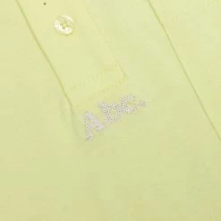 S/S Polo Shirt - Sulphur -Fashion Clothing Store Advisory Board Crystals S S Polo Shirt Sulphur ABC123PSH100 SUL 06 23 22 Feature VR 2