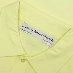S/S Polo Shirt - Sulphur -Fashion Clothing Store Advisory Board Crystals S S Polo Shirt Sulphur ABC123PSH100 SUL 06 23 22 Feature VR 5