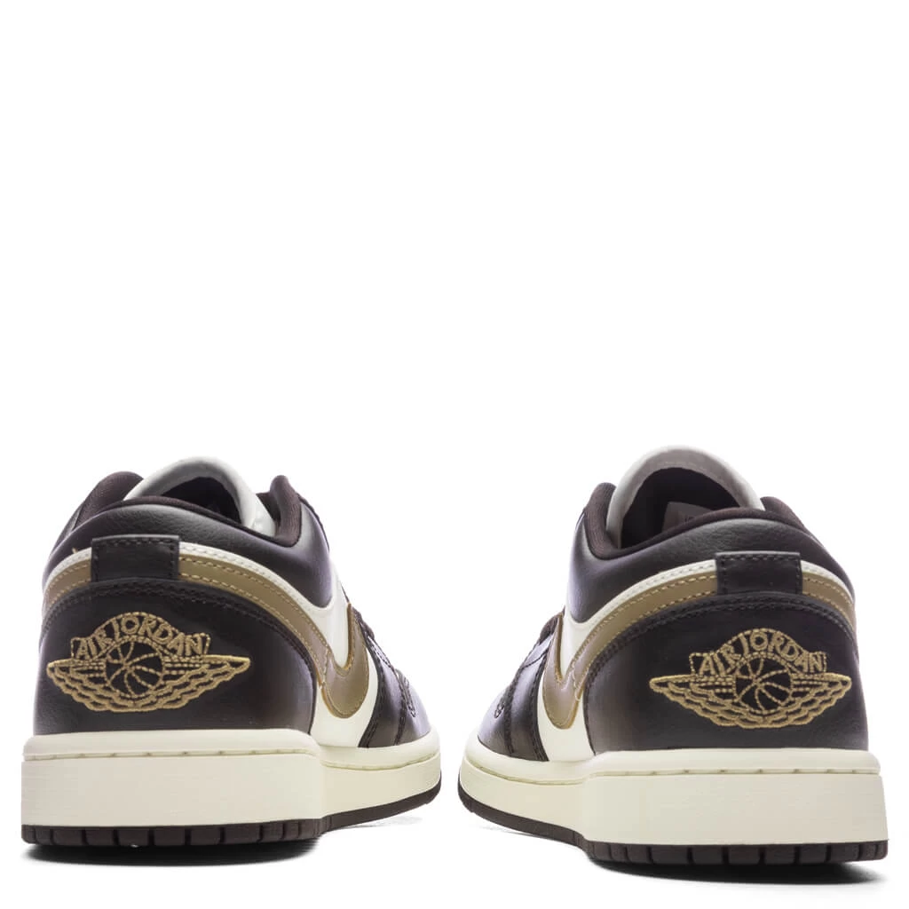 Air Jordan 1 Low Women's - Shadow Brown/Brown Kelp/Sail 4 Air Jordan 1 Low Women's - Shadow Brown/Brown Kelp/Sail - Image 4