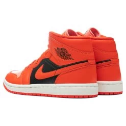 Air Jordan 1 Mid SE Women's - Crimson Bliss/Rush Orange/Black -Fashion Clothing Store Air Jordan 1 Mid SE Women s Crimson Bliss Rush Orange Black DM3381 600 06 29 22 Feature JM 3