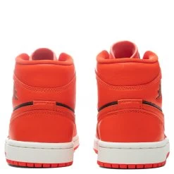 Air Jordan 1 Mid SE Women's - Crimson Bliss/Rush Orange/Black -Fashion Clothing Store Air Jordan 1 Mid SE Women s Crimson Bliss Rush Orange Black DM3381 600 06 29 22 Feature JM 4