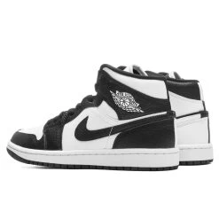 Air Jordan 1 Mid SE Women's - White/Black/White -Fashion Clothing Store Air Jordan 1 Mid SE Women s White Black White DR0501 101 11 04 22 S NF Feature 33
