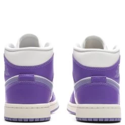 Women's Air Jordan 1 Mid - Action Grape/Sky J Purple/Sail 7 Women's Air Jordan 1 Mid - Action Grape/Sky J Purple/Sail -Fashion Clothing Store Air Jordan 1 Mid Women s Action Grape Sky J Light Purple Sail BQ6472 504 08 02 23 Feature KN 6
