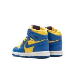 Air Jordan 1 Retro High OG (TD) - Varsity Maize/Game Royal/Sail -Fashion Clothing Store Air Jordan 1 Retro High OG TD Varsity Maize Game Royal Sail FD2598 700 03 30 23 Feature DV 5