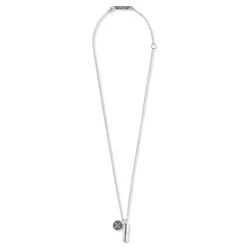 Ambush Pill Charm Necklace - Silver/No Color