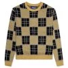 Checked Mohair Sweater - Yellow