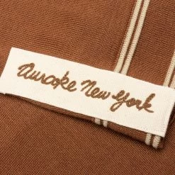 Fine Gauge Knit Cardigan - Brown -Fashion Clothing Store Awake NY Fine Gauge Knit Cardigan Brown AWK FW22 KN005 BLA 12 31 22 Feature JP 8