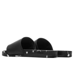 BB Moon Walk Slides - Black -Fashion Clothing Store Billionaire Boys Club BB Moon Walk Slides Black 811 3806 BLK 05 06 2021 01 3