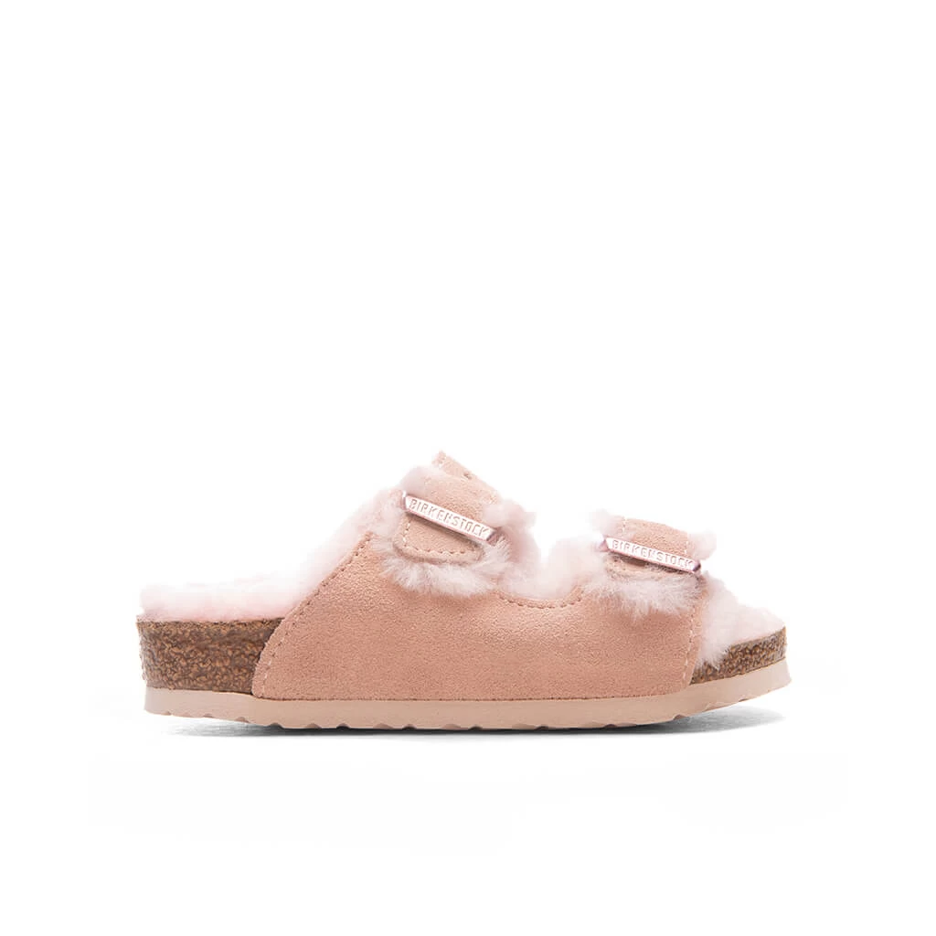 Birkenstock Kids Arizona Shearling - Light Rose 1 Birkenstock Kids Arizona Shearling - Light Rose