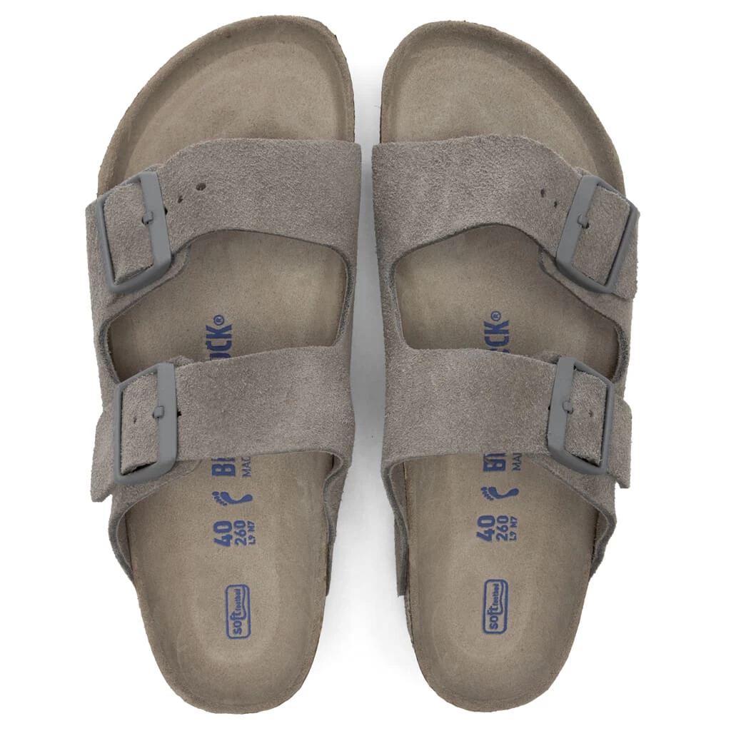 Birkenstock Narrow Arizona Soft Footbed - Stone Coin 4 Birkenstock Narrow Arizona Soft Footbed - Stone Coin - Image 4