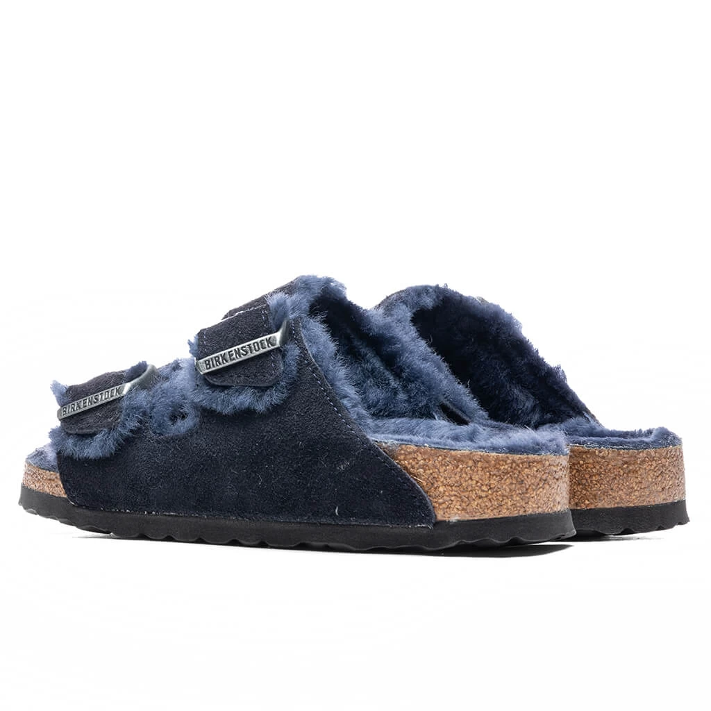 Birkenstock Women's Narrow Arizona Shearling - Midnight 4 Birkenstock Women's Narrow Arizona Shearling - Midnight - Image 4