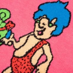 Buddies Sweater - Fuchsia -Fashion Clothing Store Brain Dead Buddies Sweater Fuchsia BDF21O12001960PK04 04 22 22 Feature 7