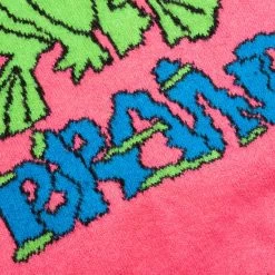 Buddies Sweater - Fuchsia -Fashion Clothing Store Brain Dead Buddies Sweater Fuchsia BDF21O12001960PK04 04 22 22 Feature 8