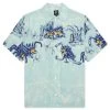 Horfee Spiders Rayon Shirt - Light Blue