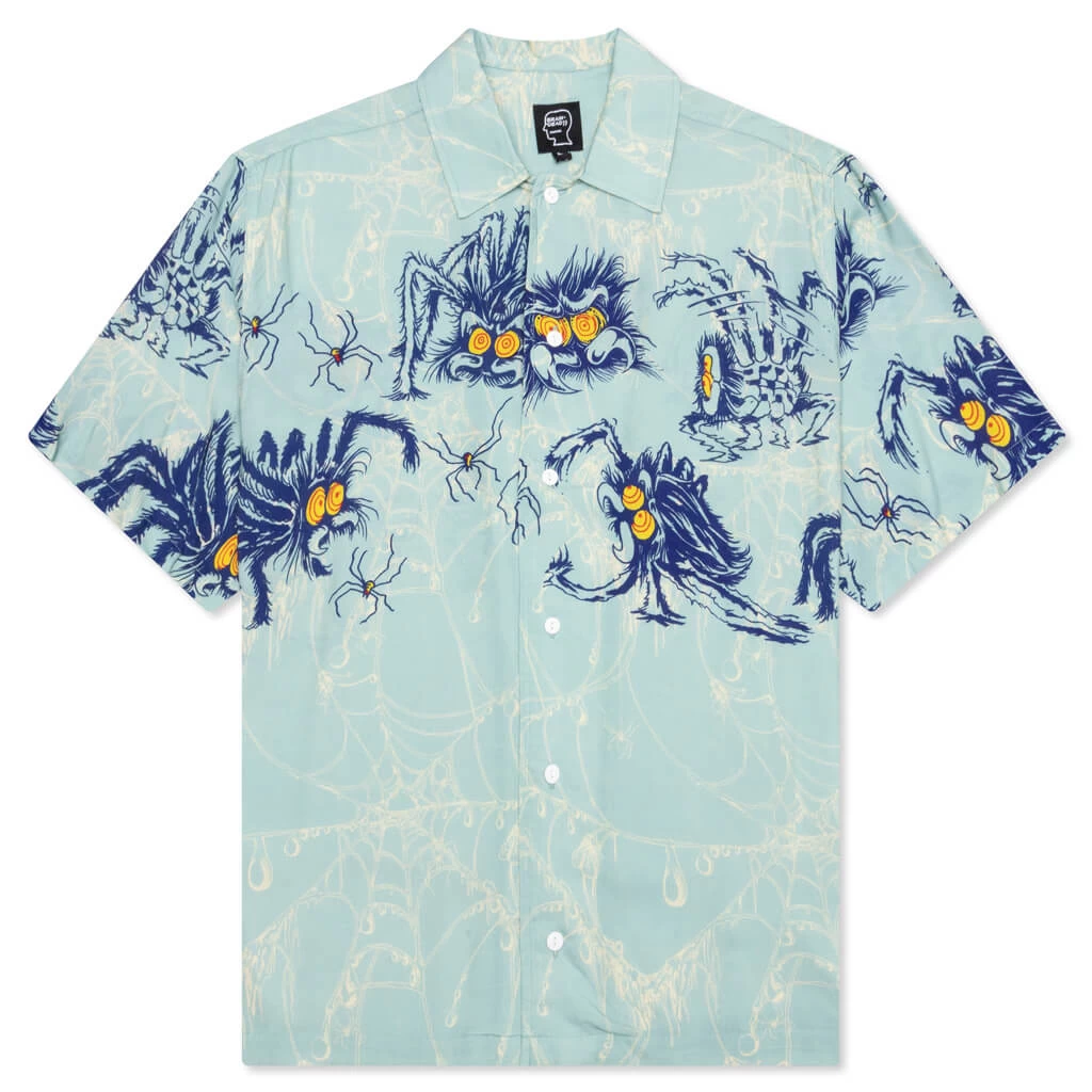 Horfee Spiders Rayon Shirt - Light Blue 1 Horfee Spiders Rayon Shirt - Light Blue