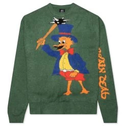 Novelty Knit Sweater - Green