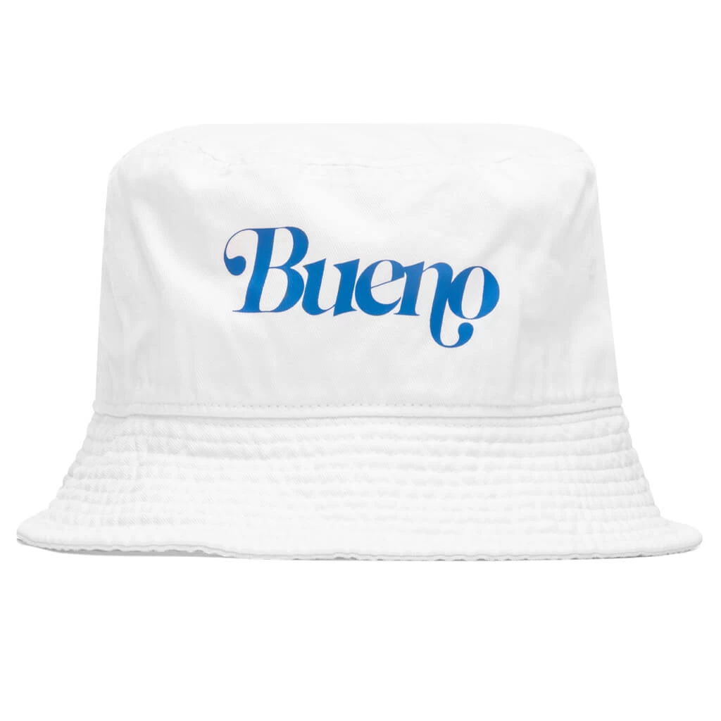 Paradise Bucket Hat - White 1 Paradise Bucket Hat - White