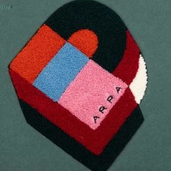 Building Block Logo Crewneck Sweatshirt - Green -Fashion Clothing Store By Parra Building Block Logo Crewneck Sweatshirt Green 48120 08 09 22 Feature VR 2