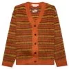 Marni Fuzzy Wuzzy Mohair Cardigan - Lobster