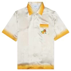 Casablanca Cuban Collar S/S Shirt - Panoramique