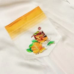 Casablanca Cuban Collar S/S Shirt - Panoramique -Fashion Clothing Store Casablanca Cuban Collar S S Shirt Panoramique mf22 sh 003 01 11 30 22 Feature MG 5