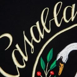 Casablanca Emblem De Cygne Embroidered Sweatshirt - Emblem De Cygne -Fashion Clothing Store Casablanca Emblem De Cygne Embroidered Sweatshirt Emblem De Cygne MF22 JTP 001 03 10 17 22 Feature JAYLEEN 7