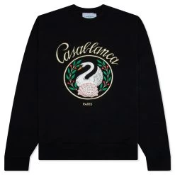 Casablanca Emblem De Cygne Embroidered Sweatshirt - Emblem De Cygne