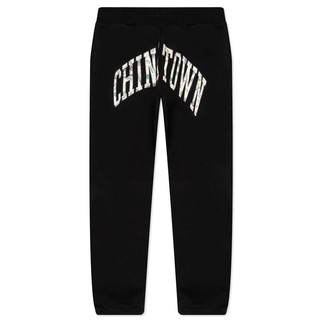 Chinatown Money Arc Sweatpants - Black 1 Chinatown Money Arc Sweatpants - Black