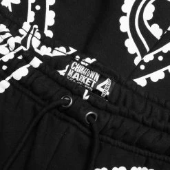 Chinatown X YG Paisley Sweatpants - Black -Fashion Clothing Store Chinatown Market x YG Paisley Sweatpants Black 1950027 12 23 2020 01 4