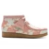 Clarks Women's Wallabee Boot - Pink Floral