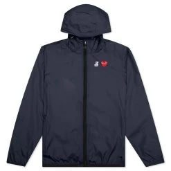 Comme Des Garcons PLAY X K-Way Le Vrai Zip Jacket - Navy