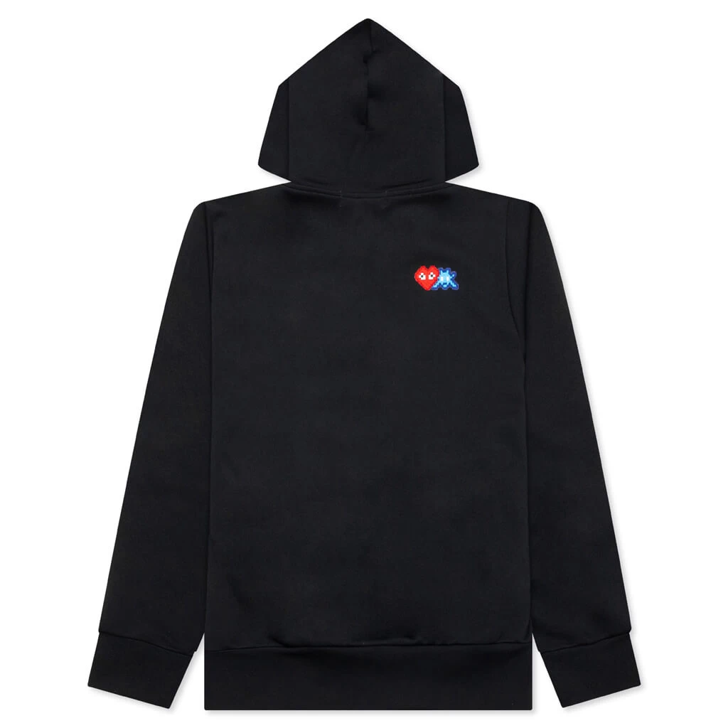 Comme Des Garcons PLAY X The Artist Invader Women's Full-Zip Hoodie - Black 2 Comme Des Garcons PLAY X The Artist Invader Women's Full-Zip Hoodie - Black - Image 2