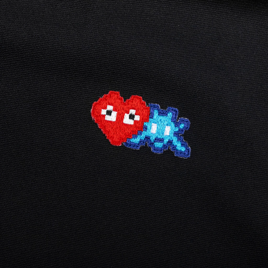 Comme Des Garcons PLAY X The Artist Invader Women's Full-Zip Hoodie - Black 4 Comme Des Garcons PLAY X The Artist Invader Women's Full-Zip Hoodie - Black - Image 4