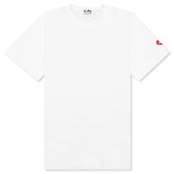 Comme Des Garcons PLAY X The Artist Invader Women's S/S Tee - White
