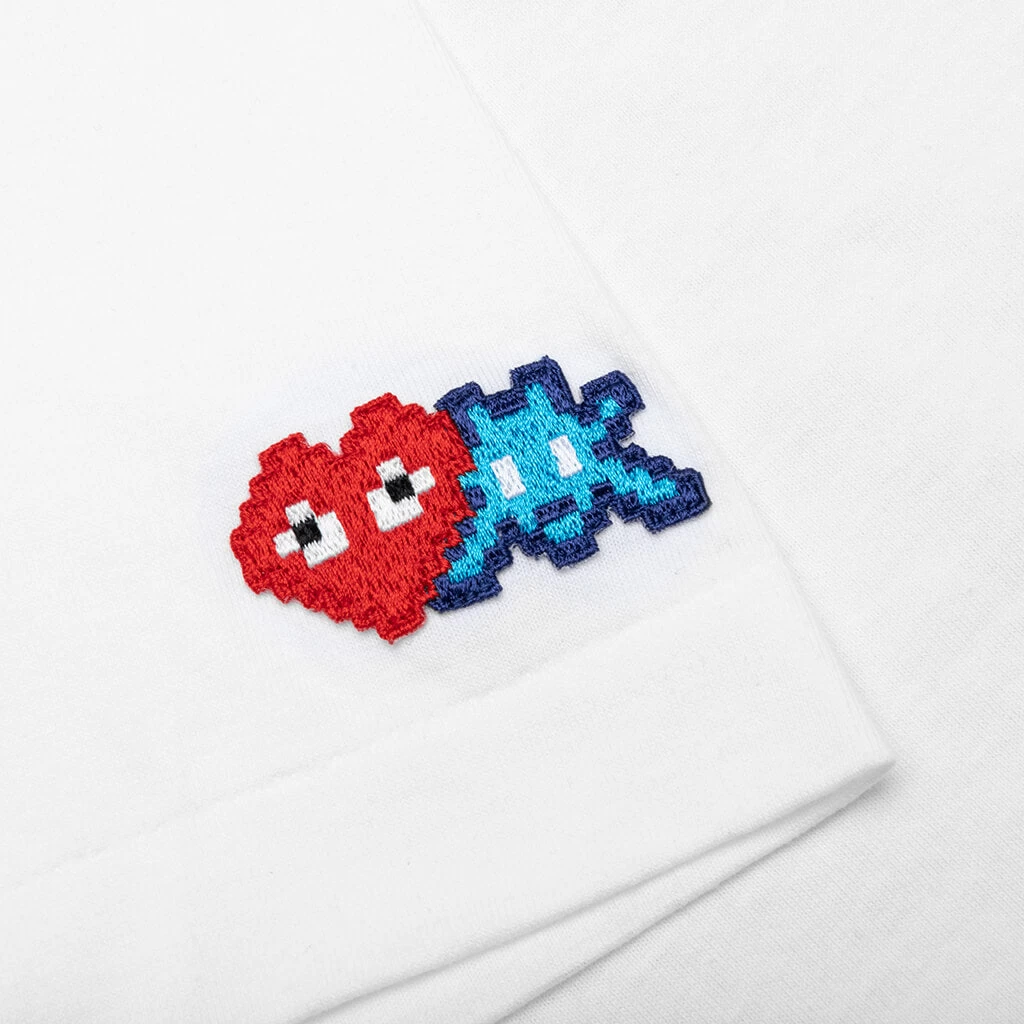 Comme Des Garcons PLAY X The Artist Invader Women's S/S Tee - White 3 Comme Des Garcons PLAY X The Artist Invader Women's S/S Tee - White - Image 3