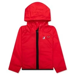 Comme Des Garcons Play X K-Way Kids Full Zip Jacket - Red