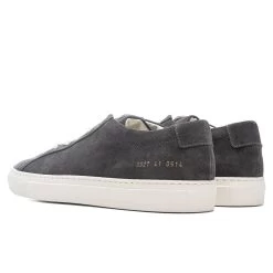 Common Projects Achilles Low In Suede - Washed Black -Fashion Clothing Store CommonProjectsAchillesLowinSuede WashedBlack2327 0514 3