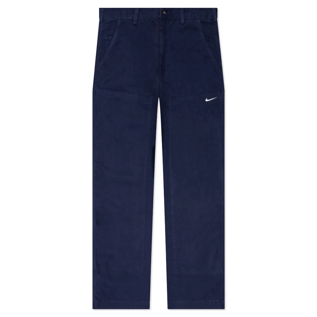 Nike Life Double Front Trousers - Midnight Navy/White 1 Nike Life Double Front Trousers - Midnight Navy/White