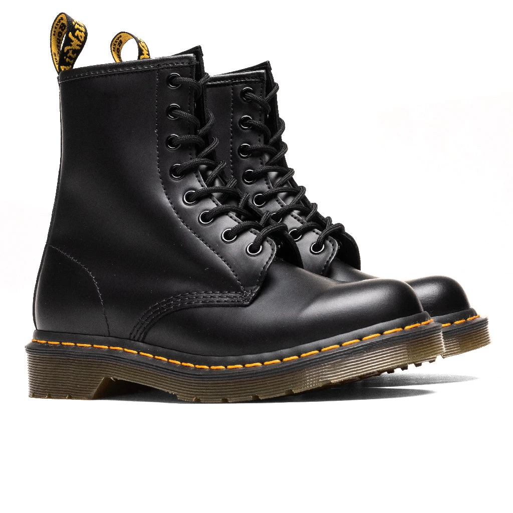 Dr. Martens Women's 1460 Smooth Leather Boots - Black 2 Dr. Martens Women's 1460 Smooth Leather Boots - Black - Image 2