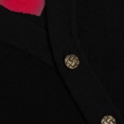 Heart Cardigan - Black 9 Heart Cardigan - Black -Fashion Clothing Store Emotionally Unavailable Heart Cardigan Black EU FW22 CRD 02 12 02 22 Feature DV 7