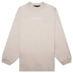 Kids L/S Tee - Silver Cloud
