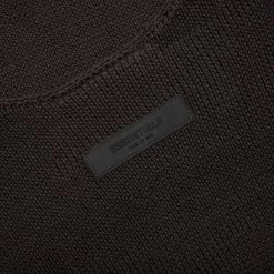 Kid's Raw Sweater - Off Black -Fashion Clothing Store Fear Of God Essentials Kid s Raw Sweater Off Black 785BT222160K 06 06 23 Feature VR 5